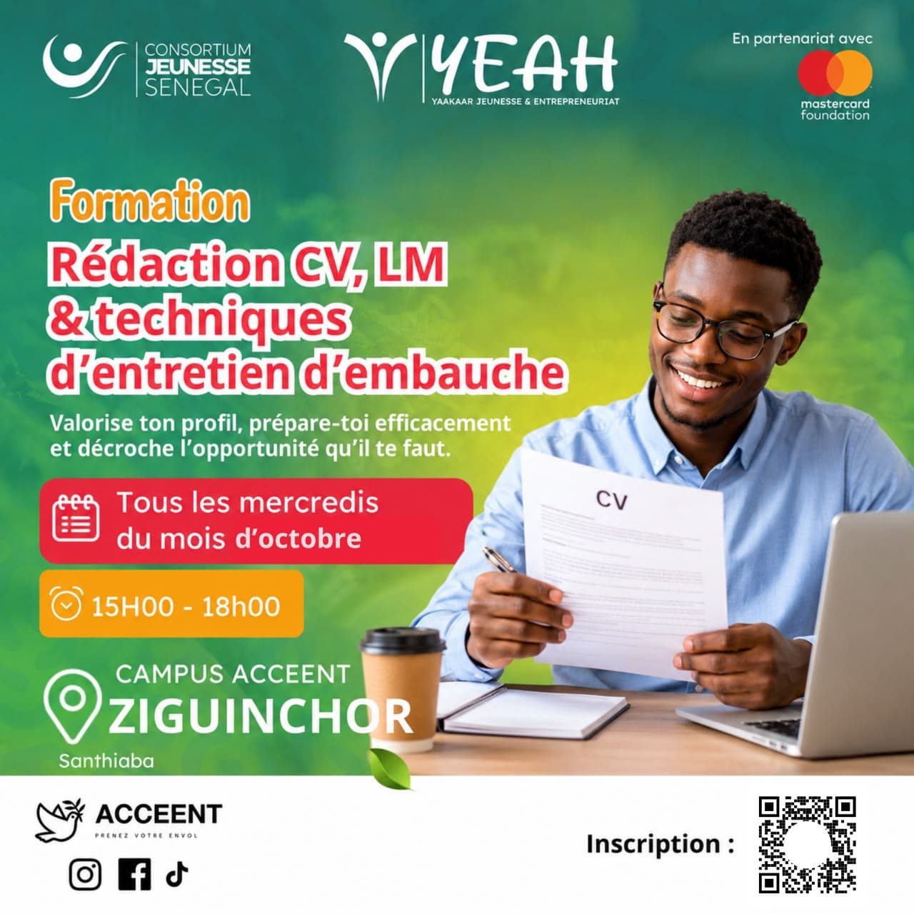 Formation sur rédaction de CV, Lettre de motivation et techniques d'entretien d'embauche